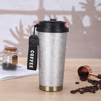 IMOGY 500ml Design de luxe Thermos tasse à eau pratique Double couche pur titane isolé sous vide tasse à café pour bureau