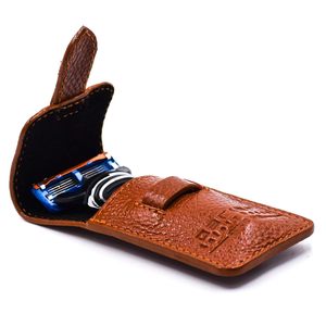 Maquinilla <span class=keywords><strong>de</strong></span> <span class=keywords><strong>Afeitar</strong></span> <span class=keywords><strong>de</strong></span> Seguridad Compacta Parker Travel <span class=keywords><strong>de</strong></span> 2.75 Pulgadas - Maquinilla <span class=keywords><strong>de</strong></span> <span class=keywords><strong>Afeitar</strong></span> con Mango Metálico y Funda <span class=keywords><strong>de</strong></span> Lujo Tipo Sillín 1 Unidad - Product Image 3