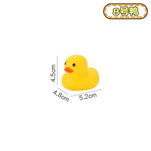 Custom Logo <b>Pink</b> Rubber Ducks Sand Playing Tool for Infants Toddlers Baby Shower Carnival Decorations Small 2 Inch - Product Image 5