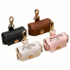 Personalised <b>Dog</b> Leather Pouch, Pet Ring <b>Box</b> for Wedding, Proposal, Engagement, Custom Jewelry <b>Storage</b> Small Pouches - Product Image 1