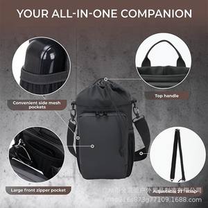 Sac de sport pour la vente en direct sur le commerce électronique, gourde magnétique portable, pierre à aspiration magnétique, bouteille en polyester, sac magnétique pour la salle de sport - Product Image 5