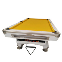 Table de billard de compétition standard de 9 pieds avec ensemble de billard complet et accessoires