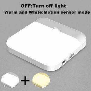 Modern White USB Rechargeable Human-Sensing <b>LED</b> Night <b>Light</b> Wireless Magnetic for Staircase Corridor Other Dedicated Lighting - Product Image 6