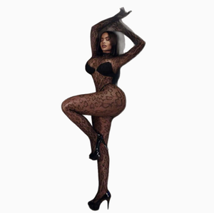 <span class=keywords><strong>Medias</strong></span> de Encaje Sensuales, Transparentes, Hasta el Muslo, con Diseño Floral, Lencería para Mujer, para Discoteca/Fiesta - Product Image 1