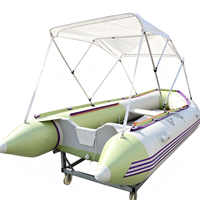 Bateau pneumatique rigide électrique de haute qualité pour la pêche en mer, la navigation et le dérive, en PVC, 8 personnes
