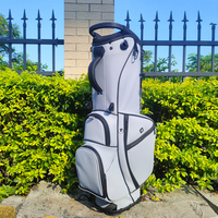 Bolsa de Golf de Pie JBoss Golf OEM con Logo Personalizado de Cuero PU Impermeable Premium con Divisor de 5-14 Vías