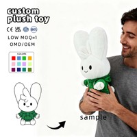 Mainan lembut CE ASTM kualitas tinggi boneka hewan sesuai pesanan kepribadian unik sesuai pesanan hewan terkuluk Plushie mainan mewah