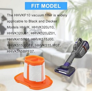 Filtre à poussière <span class=keywords><strong>pour</strong></span> aspirateur <span class=keywords><strong>Black</strong></span> and Deckers HHVKF10 HHVK320J10 HHVK320J61 HHVK515J00 HHVK415B01 Pièces détachées <span class=keywords><strong>pour</strong></span> aspirateur - Product Image 3