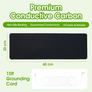 Op maat bedrukte logo multifunctionele aardingsmat stressverlichting draagbare EMF-bescherming yogamat met CE-certificaat - Product Image 3