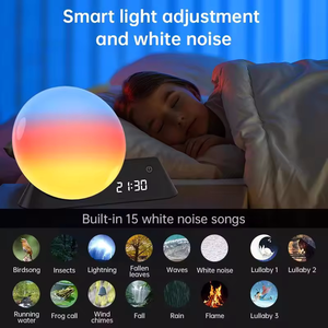 Precio especial Led Escritorio Luz de noche <span class=keywords><strong>RGB</strong></span> Luces que cambian de color Lámpara de ruido blanco para la decoración de la habitación - Product Image 4