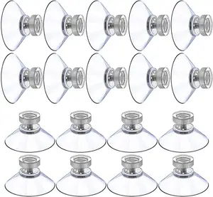40mm Clear Plastic Sucker Pads Suction Cup With Screw And Nut