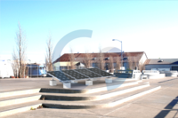 Support de montage mural réglable pour toit plat Yuens, système de montage solaire commercial