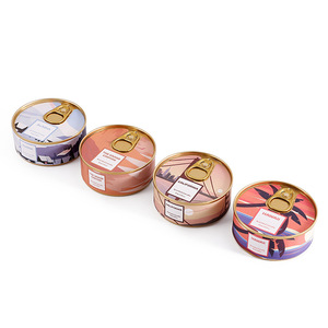 Scented Candle Set Small Can Size Smokeless Soy Wax Bedroom Candles Gift Decorations - Product Image 1