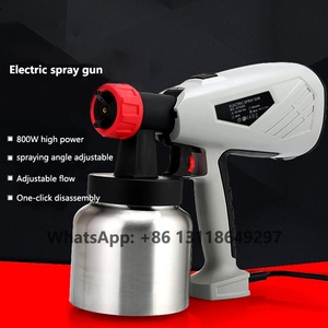 <span class=keywords><strong>Pistolet</strong></span> de pulvérisation électrique 800w grande puissance haute capacité pulvérisateur automobile <span class=keywords><strong>voiture</strong></span> peinture <span class=keywords><strong>pistolet</strong></span> pour la maison meubles en bois décoration murale - Product Image 2