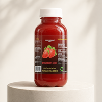 Étiquettes de bouteilles personnalisées en BOPP transparent autocollantes écologiques imperméables Impression couleur intégrale Emballage nutritionnel