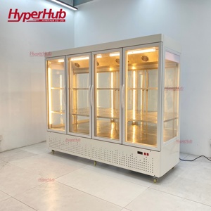Vitrine Réfrigérée Commerciale Personnalisée pour Fleurs à Haute Humidité – <span class=keywords><strong>Réfrigérateur</strong></span> en Verre pour Fleuriste avec Refroidissement par Air - Product Image 1