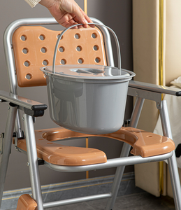 Silla de <span class=keywords><strong>Ducha</strong></span> Antideslizante de Aluminio con <span class=keywords><strong>Asiento</strong></span> en Forma de U <span class=keywords><strong>para</strong></span> Adultos con Discapacidad - Product Image 5