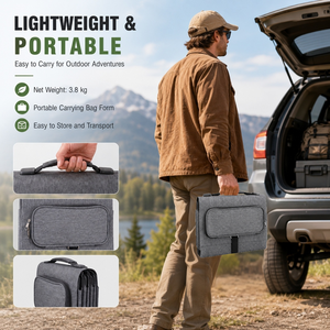 Mini Panel Solar Plegable de Alta Potencia de 200W 3x6, Manta Solar Plegable de 36V para Camping, Generador Solar para Estación de Energía - Product Image 6