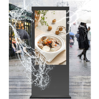 THLEE papan reklame Digital 55 inci, papan iklan luar ruangan layar Display LCD 55 inci