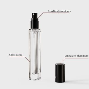 Venta al por Mayor de Frascos de Perfume Vacíos de 2ml 3ml 5ml 10ml, Atomizador de Perfume de Vidrio para Viaje, Mini Atomizador de Perfume Pequeño - Product Image 3