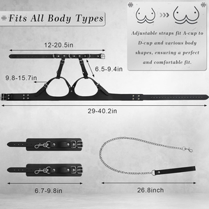 BDSM chatte menottes jouets sexuels jeux pour Couples harnais poignets Bondage sangles érotique obéissance tourner Kits de sexe féminin - Product Image 3