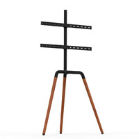 Stand Lantai TV Modern 45-65 Inci, Stand TV Portabel untuk Ruang Tamu, Stand Lantai TV