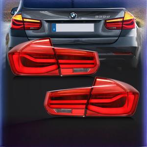 Le luci posteriori posteriori rosse modificate per la 2013 2019 <span class=keywords><strong>BMW</strong></span> 3 serie <span class=keywords><strong>F30</strong></span> F35 luce scorrevole dello sterzo a <span class=keywords><strong>LED</strong></span> gruppo fanale posteriore per auto - Product Image 1
