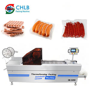 Machine d'Emballage <span class=keywords><strong>Sous</strong></span> <span class=keywords><strong>Vide</strong></span> Entièrement Automatique <span class=keywords><strong>pour</strong></span> Viande et Fromage par Thermoformage, Machine d'Emballage <span class=keywords><strong>Sous</strong></span> <span class=keywords><strong>Vide</strong></span> <span class=keywords><strong>pour</strong></span> Saucisses avec Film Étirable, Fabricant - Product Image 1