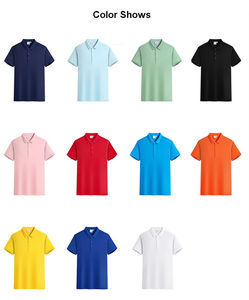 Personalizado en blanco antiarrugas de punto 100% algodón estampado de manga corta Casual para camisas con bolsillo para ropa de trabajo Unisex - Product Image 6