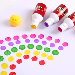 lovely kids dot markers art painting toys, no mess foam stamp washable colorful inks bingo dabbers markers drawing toys set