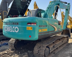 รถขุดไฮดรอลิก Kobelco SK200 SK210 SK140 มือสองสมรรถนะดีที่สุด น้ำหนัก 20 ตัน พร้อมเครื่องยนต์ เกียร์ ปั๊ม ขายดี ได้มาตรฐาน EPA CE - Product Image 4