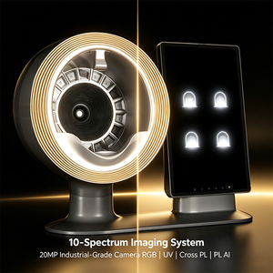 Analyseur de peau facial intelligent portable M17, détecteur facial, 18 indicateurs, prédiction des tendances de vieillissement par IA, comparaison avant et après - Product Image 5