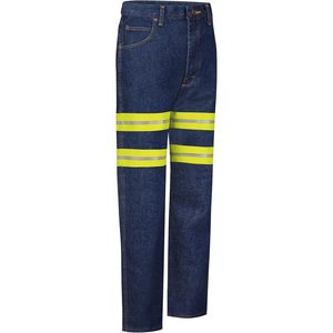 Custom <b>Men's</b> Enhanced Visibility Relaxed-Fit Workwear <b>Jean</b> Comfortable and Stylish <b>for</b> <b>Work</b> Environments - Product Image 3