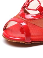 Toutes les chaussures pour femmes Sandales Talons hauts Chaussures de danse latine pour femmes à tige haute - Rouge Noir Bottes de danse de salon Chaussures de créateur pour femmes