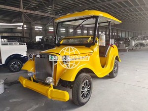 Carrito de Golf Eléctrico de Estilo Vintage para Turismo con Motor de 5KW y Batería de Litio para Hoteles, Resorts y Playas - Product Image 3