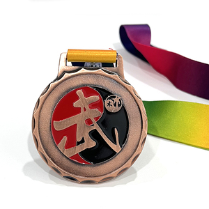 Nhà Máy Tùy Chỉnh Khách Hàng Thiết Kế Mạ Medaille Made Giải Thưởng Kim Loại <span class=keywords><strong>Kung</strong></span> <span class=keywords><strong>Fu</strong></span> Tai Chi 3D Huy Chương Võ Thuật - Product Image 3