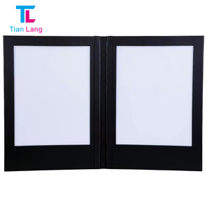 Logo hiển thị cho nhà hàng Bar câu lạc bộ đêm cuốn sáu-phong cách LED Backlit chiếu sáng <span class=keywords><strong>menu</strong></span> lều đứng với sáng Bìa - Product Image 3