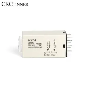 DC110V Time Relay Delay Timer H3Y-2 5/10/30/60 Minute/Seconds With Base Socket 8PINS voltage relay Rotary Knob PYF08A