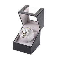 YHY Enrouleur de montres automatique pour usage domestique, boîte de présentation en cuir PU avec couvercle transparent, étui de rangement à remontage automatique, modèle 10