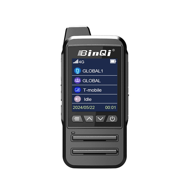 Binqi BQ-H33EN 4G POC Walkie Talkie Waterproof IP68 5000km Handheld Wireless Intercom SIM Card Compatible