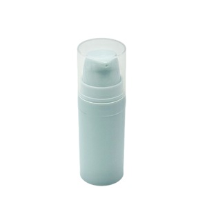 Flacon airless PP 5 10 15 ml avec bouchon pompe, bouteilles en plastique recyclables pour usage cosmétique - Product Image 2