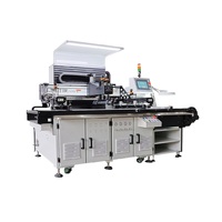 Máquina Automática de Serigrafía de Alta Velocidad LINGTIE, Máquina de Polvo, Curado UV, Certificación CE, Transferencia de Calor de Plástico de 300x400 mm