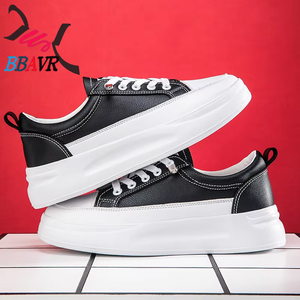 Zapatillas Blancas Yanxuan para Mujer, de Cuero Genuino, con Plataforma Elevada, Suela Gruesa, Modernas y Elegantes para Caminar - Product Image 2