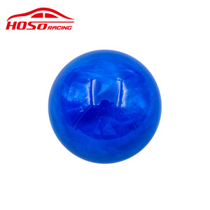 Hoso Racing Car Gear <b>Shift</b> <b>Knob</b> Universal Plastic Ergonomic <b>Shift</b> Ball Dark Blue With Brass Nuts - Product Image 4