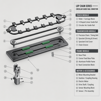 Convoyeur à piste courbe haute vitesse pour l'assemblage de smartphones et tablettes - Moteur servo, précision ±0,05 mm, OEM/ODM, prix direct usine