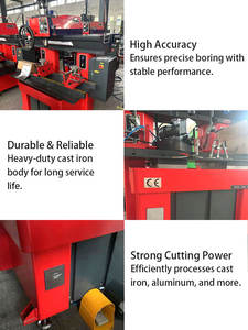 เครื่องเจาะทรงกระบอกไฮดรอลิกแนวตั้งขนาดเล็กความแม่นยำสูงพร้อมวาล์วที่นั่งและระบบมอเตอร์หลักที่กำหนดเอง - Product Image 3