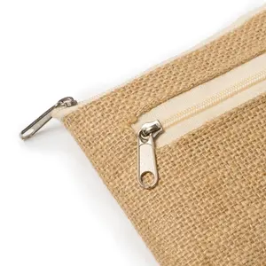 Borsa shopper pieghevole in cotone/juta, merchandising sostenibile - Product Image 2