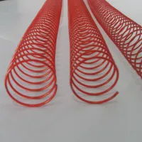गर्म बिक्री नायलॉन लेपित स्टील सर्पिल बाध्यकारी तार/बुक बाइंडिंग के छल्ले/एकल सर्पिल बाध्यकारी Coils