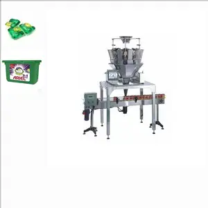 Automatic laundry detergent pods filling counting packing machine