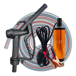 משאבת טבילה קטנה 12V/24V DC לדיזל, מים ושמן דלק, שאיבה בלחץ נמוך, הרכבה OEM - Product Image 1